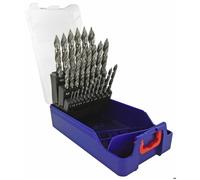 Tivoly Forets métaux Premium TSP HSS taillés-meulés – affûtage étagé – Ø 1 à 13 mm – 25 pièces