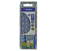 5 forets 3en1 multi-materiaux Ø 3 à 8mm - TIVOLY - 11901770002