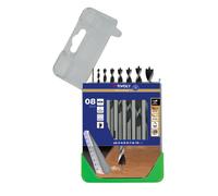 Tivoly • Coffret 8 forets bois 3 pointes gradués SLR Ø 2 à 10mm