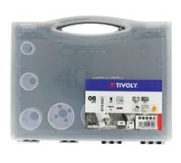 Tivoly – Mallette 8 scies cloches bi-métal XT50527052700 Ø22-68 mm pour métal et bois durs