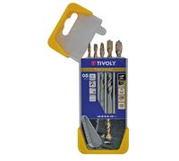 Tivoly Coffret forets béton Haute Performance - 5 forets SLR Ø 4,5,6,8,10 mm