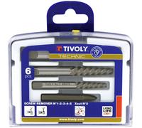 Tivoly • Coffret de 6pcs Extracteurs de goujons/vis endommagées