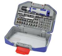 Tivoly - Coffret Équipement de Vissage 46 Pièces Multi Usage - 22 Embouts de Précision 4 mm + 19 Embouts Torsion 6,35 mm + Accessoires et Poignées de Vissage - Kit avec Tous les Outils Indispensables