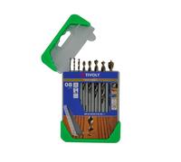 Coffret de 8 forets bois Tivoly Technic gradués Ø 2 - 3 - 4 - 5 - 6 - 7 - 8 - 10 mm