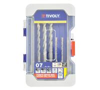 Tivoly Coffret de forets Ranger T7 10901070005 – 7 pièces Béton SDS+ TECHNIC