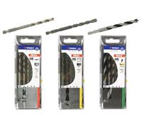 TIVOLY - Coffrets 15 forets HSS, béton, bois Ø 2 à 8mm - Queue hexagonale 6,35mm - Forets métal rectifiés, béton, bois 3 pointes - Compatibles perceuses et visseuses