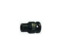 TIVOLY - Douille à Choc 1/2" Impact pour Vis 6 Pans (Hexagonale) - Acier CrMo Haute Résistance - Finition Phosphate Noir - Spécial Boulonneuse et hoc - Gamme ShockSeries - Taille Ø10mm/L38mm