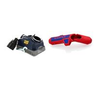 TIVOLY - Drill Doctor 400 - Affûteuse pour Tous Types de Forets Métaux et Béton Ø 2,5-13 mm & Knipex ErgoStrip® Outil universel à dégainer, pour droitiers 135 mm 16 95 01 SB