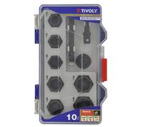 Tivoly Ensemble de douilles à cliquet 3/8 - 10 pièces