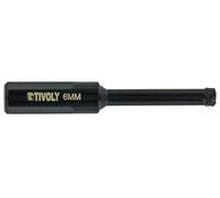 TIVOLY Foret diamant à eau Ø6 mm – Carrelage, grès-cérame – Queue 3 méplats