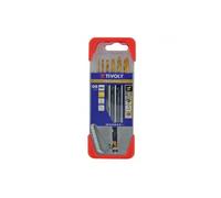 Tivoly Foret Métaux HSS 6 pièces - Ø 2-8 mm - Revêtement TiN