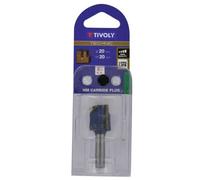 TIVOLY FRAISE A RAINER 20 X 20 MM 3128820678425 CARBURE PERCEUSE PERÇAGE BOIS DÉCOUPE COUPE OUTILS PRO BRICOLAGE COMASOUND KARTEL CSK ONLINE