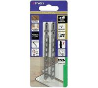 Tivoly XT505526004 Lames de scie sauteuse Skeleton Laser Cut, Gris, Set de 2 Pièces