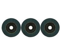 TIVOLY - Lot de 3 Disques de Ponçage Zirconium - Ø125mm & Grain 40 pour Meuleuse