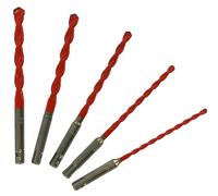 TIVOLY - Lot de Forets 2 en 1 Bétons/Carrelages Haute Performance Ø5-6-8-10-12mm - Perçage Carrelage, Faïence, Béton Vibré et Pierre - Queue SDS+ pour Perceuse