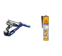 TIVOLY - Pistolet à Cartouche T-Gun F300 - Adaptable sur Perceuse et Visseuse & SIKA 11 FC Purform Marron, Mastic, joint et collage multi-usages, mastic-colle multi-supports
