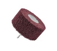 TIVOLY - Roue Abrasive en Mousse pour Perceuse - Nylon Extrudé + Grains Corindon - Grain 80 - Nettoyage et Décapage Tous Supports Bois et Métal