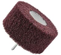 Tivoly Roue mousse abrasive pour perceuse-visseuse Ø100 x 45 mm grain 80 tige 6 mm corindon
