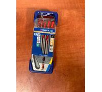 TIVOLY Technic coffret de forets 2 in 1, 5 pièces (Ø4/5/6/8/10 mm)
