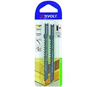 TIVOLY XT505320049 - Blister MADERA BLANDA Y AGLO. / Hoja de sierra de calar largo 100 mm corte 75 mm (Envase de 2 pz.)