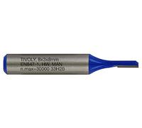Tivoly XT60642067831 Fraises de défonceuse à rainer droit | 1 tranchant rectifié au diamant Ø 3mm