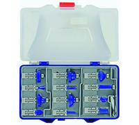 Tivoly XT606470005 Coffret 12pcs Fraises de Défonceuses formes assorties Queue 6mm