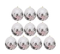 Tixiyu Ballons Confettis pour Fête de 40e Anniversaire, Ensemble de Ballons en Latex Transparent avec Motif Numéro 40, 10 Pièces (boules de confettis en or rose)
