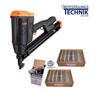 TJEP KA 4060 GAS 3G Cloueur d'ancrage 40-60mm + 2000 clous d'ancrage 4,0x50mm in az