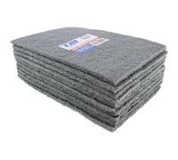 TJR - Lot de 10 tampons en molleton non tissé ultra fin grain P1200 pour éraflure finale, grattage, ponçage, nettoyage, préparation du mélange de couleurs de peinture, préparation d'adhérence de