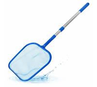 TK Gruppe Timo Klingler Épuisette de piscine avec manche télescopique de 105 cm - Épuisette pour nettoyage de piscine et étang, idéale pour piscine hors-sol, algues, jacuzzi, piscine Bestway et