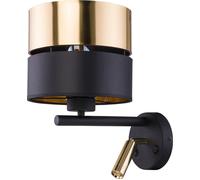 TK Lighting Hilton applique murale 2x W noir-doré 2579