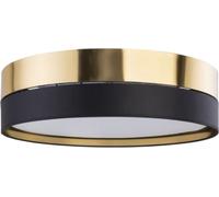 TK Lighting Hilton plafonnier 4x15 W noir-doré 4345