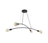 Tk-lighting lustre Helix - Noir