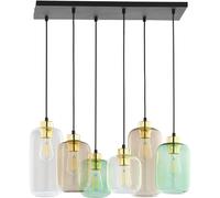 TK Lighting Marco lampe suspendue 6x15 W noir-vert-marron 3328
