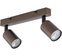 TK Lighting Top plafonnier 2x10 W marron 6180