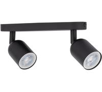 TK Lighting Top plafonnier 2x10 W noir 4780