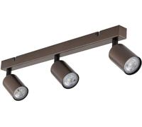 TK Lighting Top plafonnier 3x10 W marron 6181