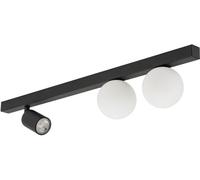 TK Lighting Vox plafonnier 3x10 W noir 10001