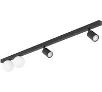 TK Lighting Vox plafonnier 4x10 W noir 10002