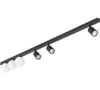 TK Lighting Vox plafonnier 6x10 W noir 10003