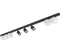TK Lighting Vox plafonnier x10 W noir 10004