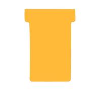 [TK205] FRANKEN Lot de 100 Fiches T planning taille 2 / 48 x 84 mm, orange