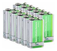 TKA 10 piles bloc 9V alcaline SuperLife 6LR61 (PP3)