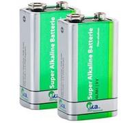 TKA 2 piles bloc 9V alcaline SuperLife 6LR61 (PP3)