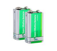 TKA 2 piles bloc 9V alcaline SuperLife 6LR61 (PP3)