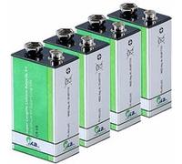 TKA 4 piles bloc 9V (6LR61) lithium Super-Longlife