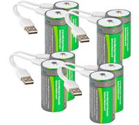 TKA 8 accus lithium-ion D 5400 mAh avec port de chargement USB-C