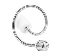 Tkidplw E27 Rallonge de douille 300 W avec col de cygne flexible 48 cm | Adaptateur de douille en céramique pour montage intérieur et