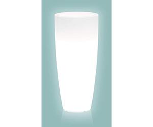 TKM - Vase en résine modèleAgave rond avec LED Ø 33CM H70 CM Led Multicolor