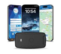 TKMARS Traceur GPS 4G Voiture sans Abonnement, Localisateur Tracker Temps Réel pour Camion et Auto, Antivol avec Multiples Alarmes, Batterie Longue Autonomie 20000 mAh, 4GTK918